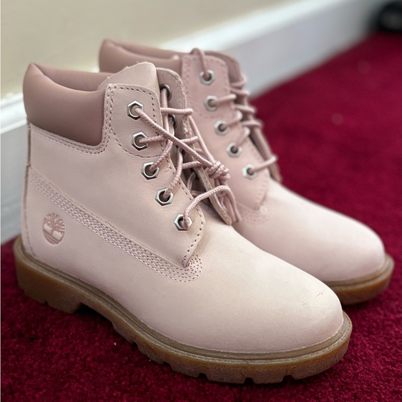 Girls youth light pink Timberland boots - Picture 1 of 6
